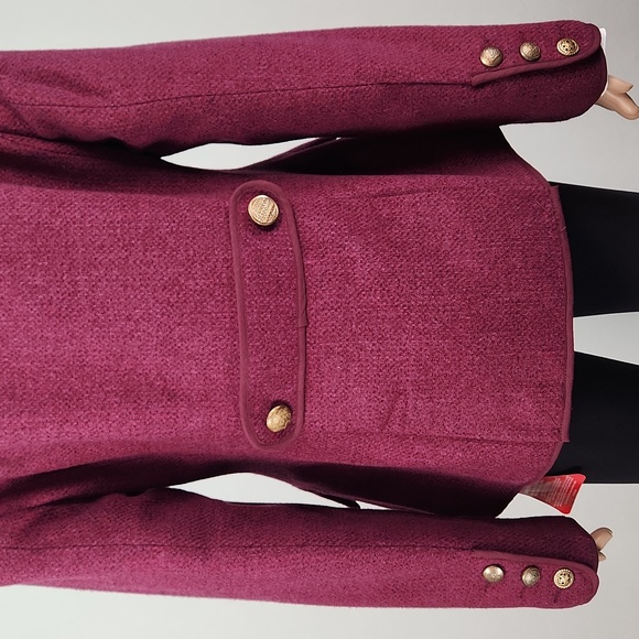 Joe Browns Purple Blazer with velvet collar, cuffs, and trim Size 10 NWT RARE - Picture 14 of 17